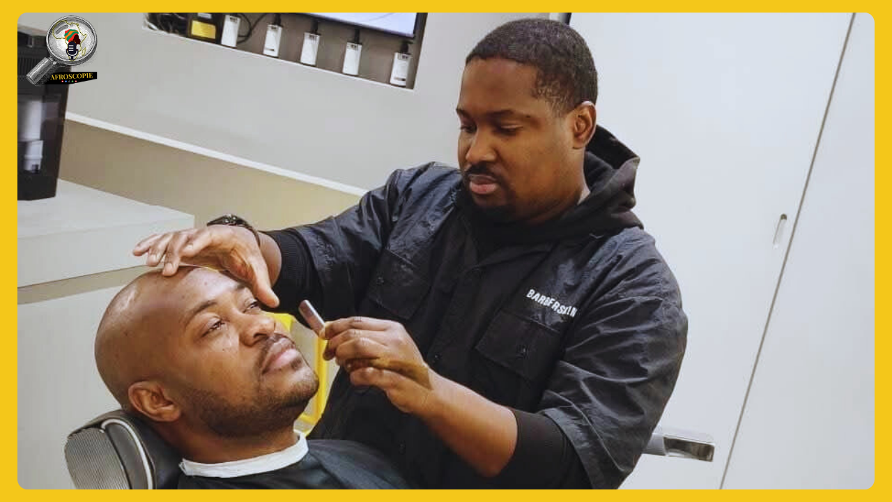 Dyfre Barber : à Paris, le parcours inspirant d’un Gabonais qui a fait de la coiffure une réussite