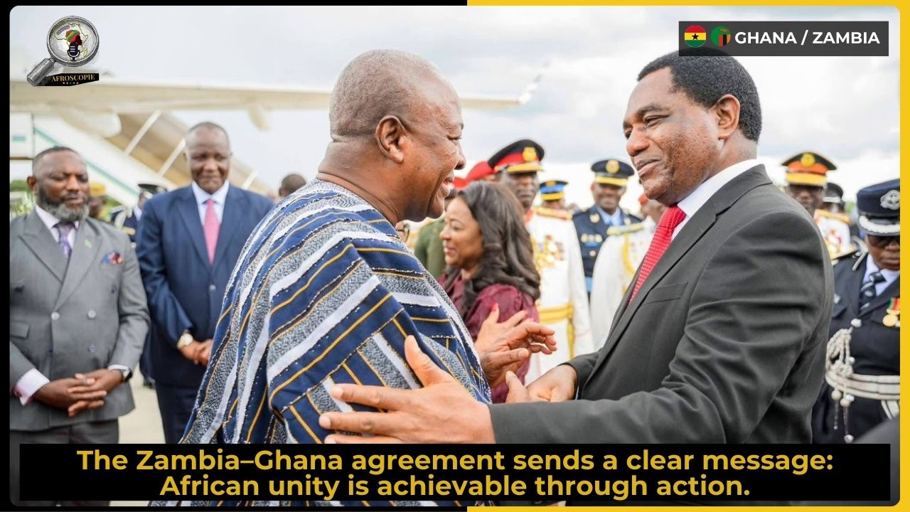 Zambia and Ghana Sign Landmark Visa-Free Travel Agreement, Advancing African Unity