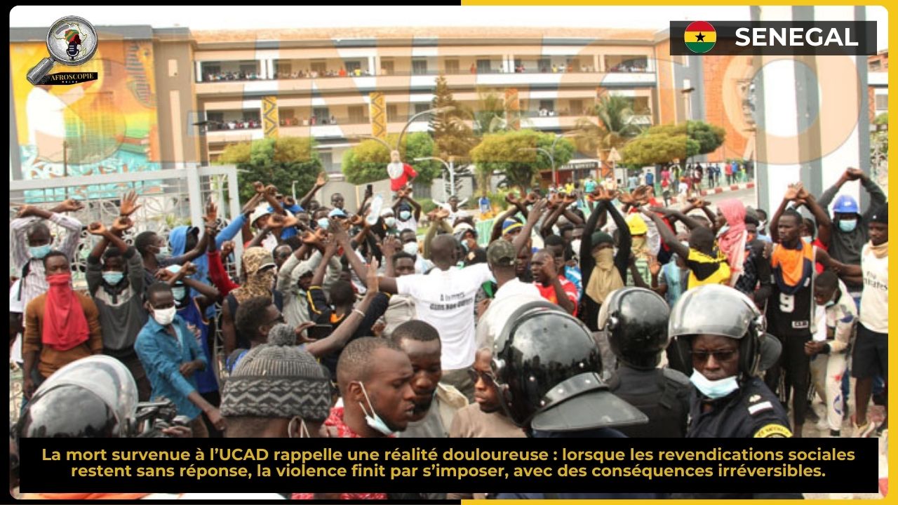 Sénégal | Violences à l’UCAD : un étudiant tué lors d’affrontements liés aux arriérés de bourses