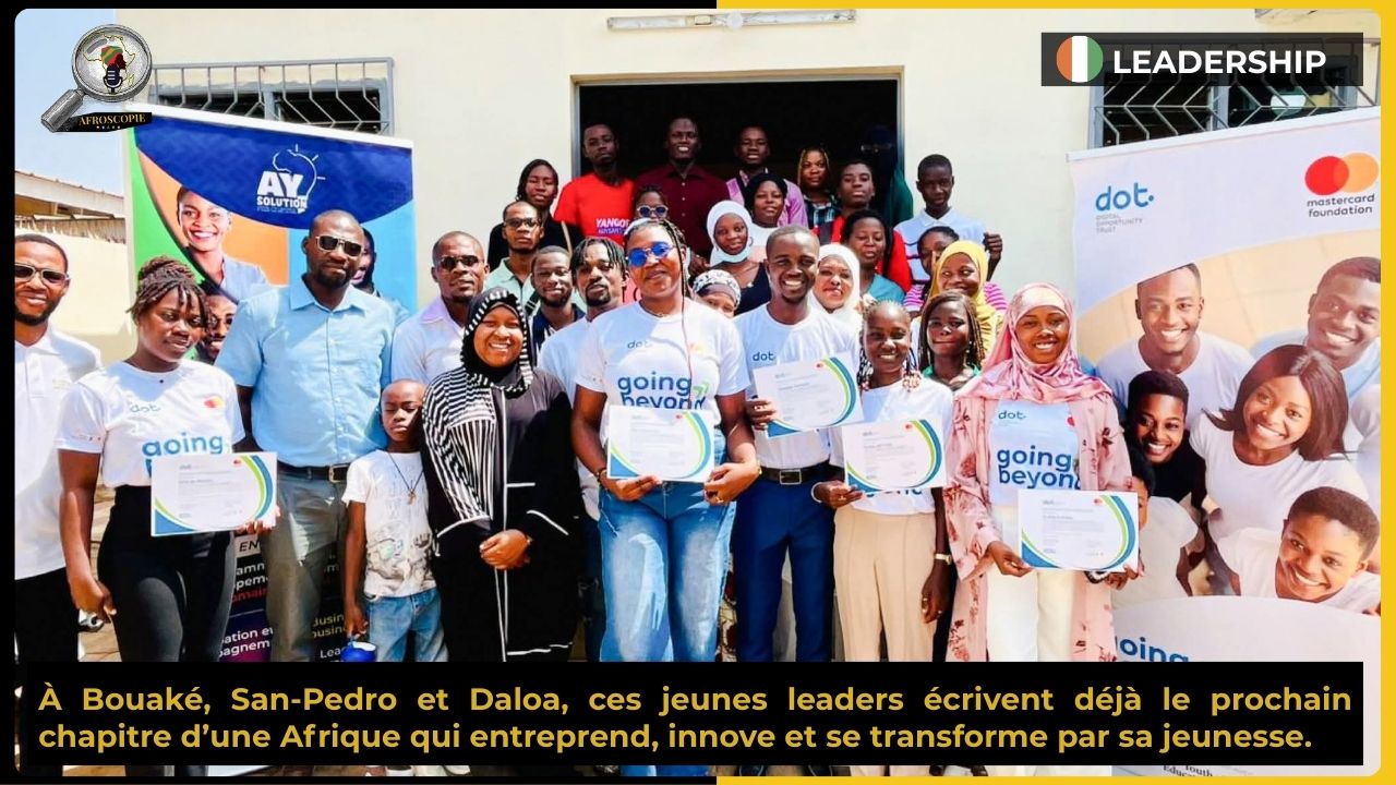 Côte d’Ivoire | DOT Going Beyond : une nouvelle génération de jeunes leaders diplômée à Bouaké, Daloa et San-Pedro