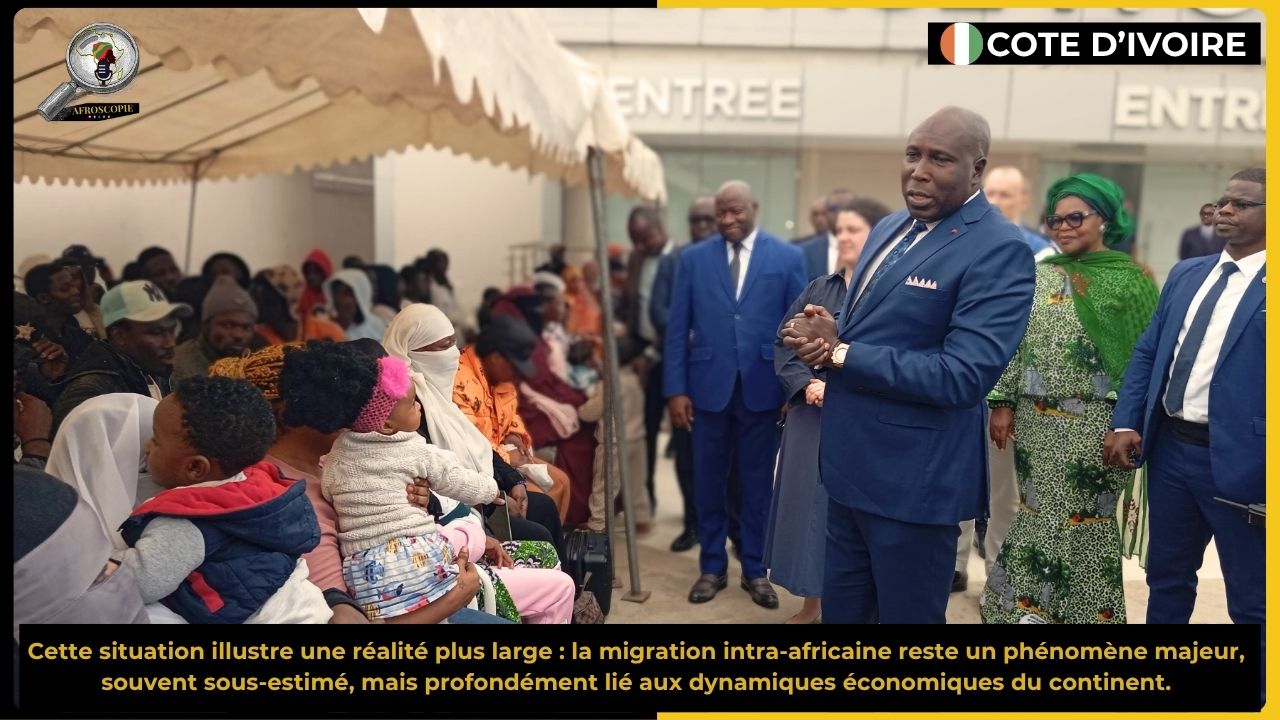 Côte d&rsquo;Ivoire : 127 migrants de retour d&rsquo;Algérie dans le cadre du programme de retour volontaire