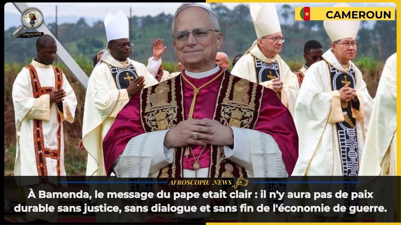 Cameroun : à Bamenda, le Pape Léon XIV condamne la guerre et l’exploitation des ressources