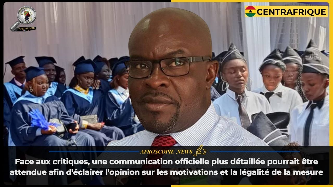 Centrafrique : une attribution exceptionnelle de diplômes ravive la polémique en pleine séquence électorale