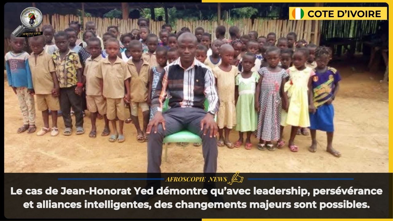 Côte d’Ivoire : Jean-Honorat Yed transforme une école précaire en établissement moderne à Divo
