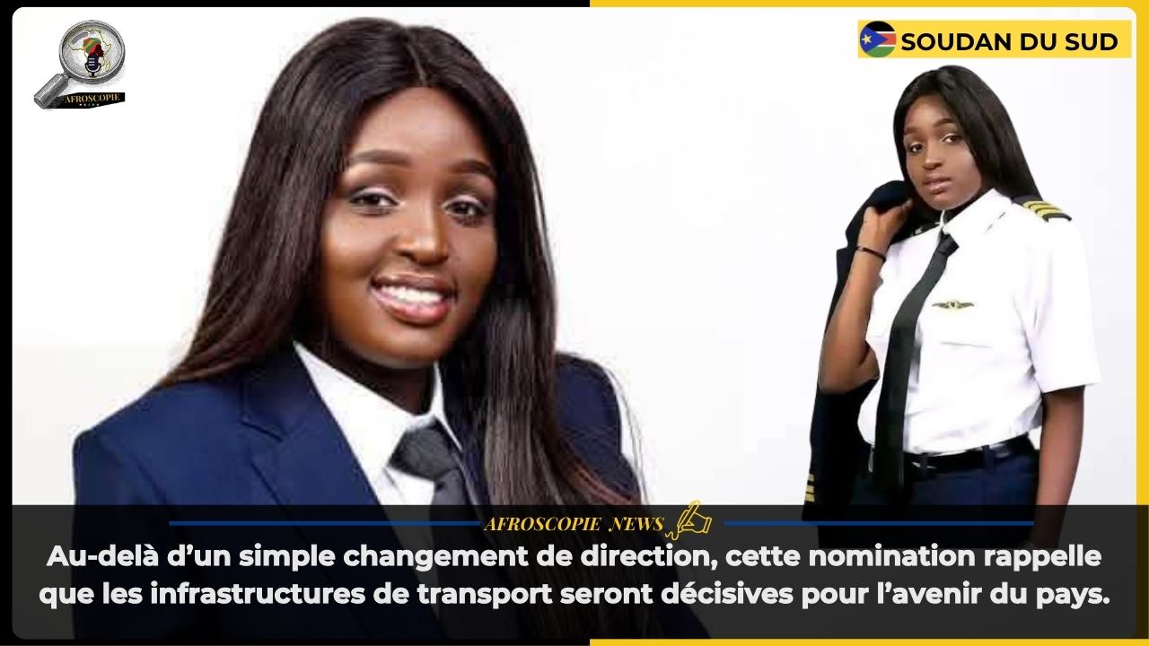 Soudan du Sud : le capitaine Amel James Ajonga nommé directeur général de l’aéroport international de Juba
